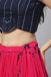 Traditional Pink Bridal Lehenga